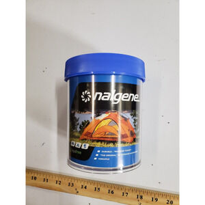 Nalgene Storage Containers 32 Oz Blue Wide Mount Outdoor Durable Tough Versatile
